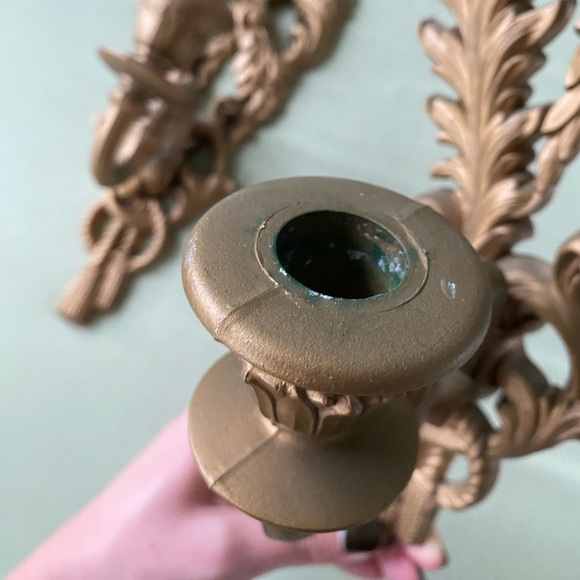 1962 Burwood Ornate Candle Sconces - Picture 10 of 10